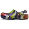 Farverige Crocs Beach unisex flerfarvede sorte Sandaler
