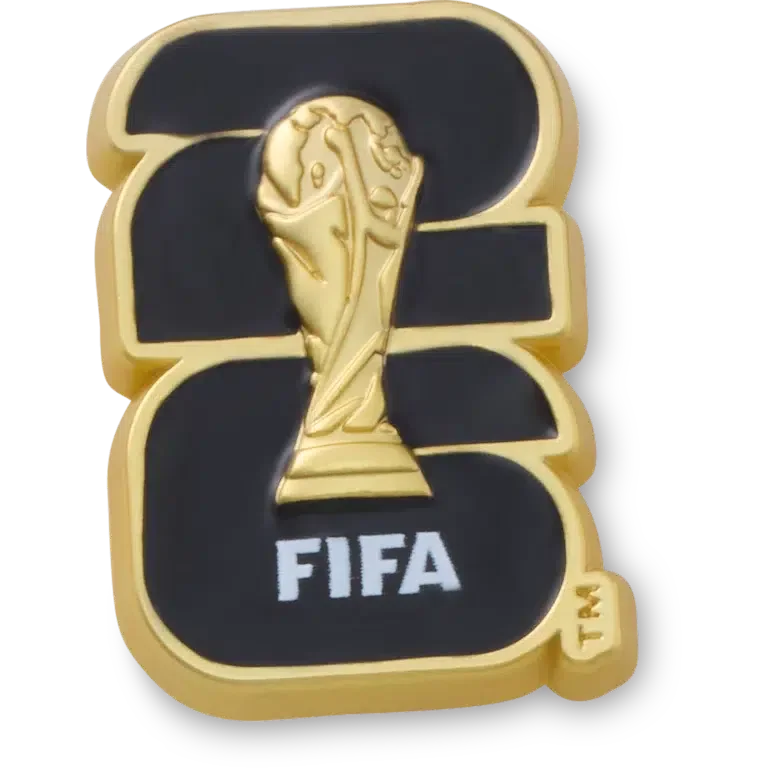 Fifa World Cup 26 Trophy Jibbitz-vedhæng Fifa World Cup 26 Trophy Jibbitz-vedhæng