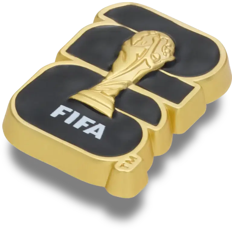Fifa World Cup 26 Trophy Jibbitz-vedhæng Fifa World Cup 26 Trophy Jibbitz-vedhæng