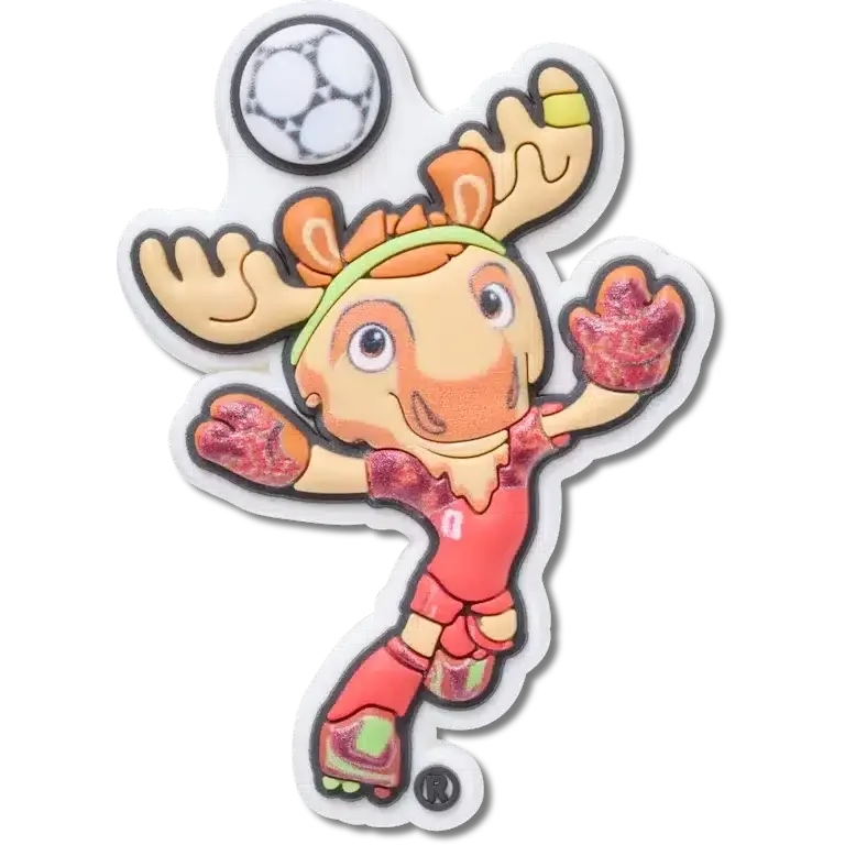 FIFA World Cup Canada-maskot Jibbitz-vedhæng FIFA World Cup Canada-maskot Jibbitz-vedhæng
