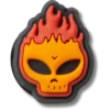 Flaming Skull Jibbitz™-vedhæng