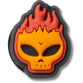 Flaming Skull Jibbitz™-vedhæng