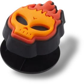 Flaming Skull Jibbitz™-vedhæng