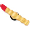 French Fry Dipped in Ketchup Jibbitz-vedhæng