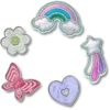 Funky Girly Icons 5-pak Jibbitz-vedhæng