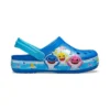 Funny Shark Small Crocs udendørs flade sko til strand og sport – blå sandaler