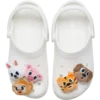 Fuzzy Animal 5-pak Jibbitz-vedhæng