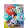 Fuzzy Fantasy Animals 5-pak Jibbitz-vedhæng
