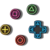 Game Controller 5-pak Jibbitz-vedhæng Game Controller 5-pak Jibbitz-vedhæng
