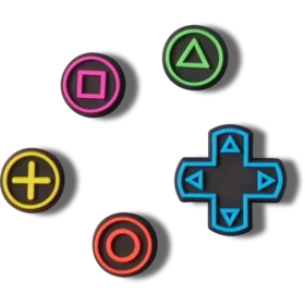 Game Controller 5-pak Jibbitz-vedhæng