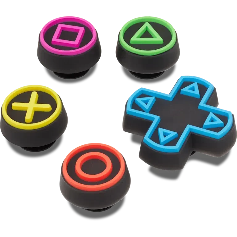 Game Controller 5-pak Jibbitz-vedhæng Game Controller 5-pak Jibbitz-vedhæng