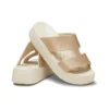 Getaway Platform H-Strap Sandaler “Hvid Brun”