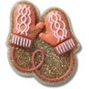 Glitter Pink Mittens Jibbitz-vedhæng