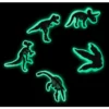 Glow in the Dark Dino 5-pak Jibbitz-skovedhæng