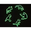 Glow in the Dark Dino 5-pak Jibbitz-skovedhæng