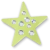 Green Gem Star Jibbitz-vedhæng