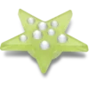 Green Gem Star Jibbitz-vedhæng