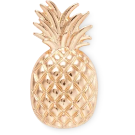 Guld-ananas Jibbitz-skovedhæng Guld-ananas Jibbitz-skovedhæng