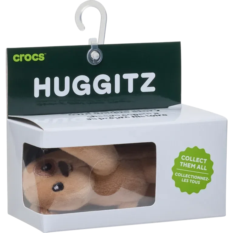 Huggitz Brown Puppy Jibbitz-skovedhæng Huggitz Brown Puppy Jibbitz-skovedhæng
