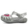 Isabella Glitter flade sandaler “Grey Silver”