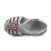 Isabella Glitter flade sandaler “Grey Silver”