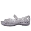 Isabella Glitter Peep Toe-sandaler “Silver”