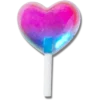 Jelly Heart Lollipop Jibbitz™-vedhæng
