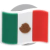 Jibbitz-vedhæng med det mexicanske flag