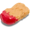 Jibbitz-vedhæng med kyllingnugget dyppet i ketchup