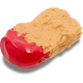 Jibbitz-vedhæng med kyllingnugget dyppet i ketchup
