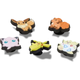 Jibbitz-vedhæng med Pokémon-figurer (5 stk.)