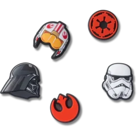 Jibbitz-vedhæng med Star Wars-symboler, 5-pak