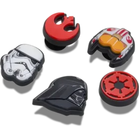 Jibbitz-vedhæng med Star Wars-symboler, 5-pak