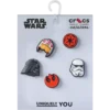 Jibbitz-vedhæng med Star Wars-symboler, 5-pak Jibbitz-vedhæng med Star Wars-symboler, 5-pak