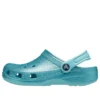 Klassisk glitter-Clog “Blue Teal”