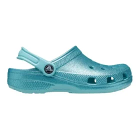 Klassisk glitter-Clog “Blue Teal”