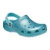 Klassisk glitter-Clog “Blue Teal”