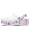 Klassisk Platform Clog “Hvid Lilla”