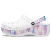 Klassisk Platform Clog “Hvid Lilla”