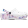 Klassisk Platform Clog “Hvid Lilla”