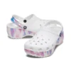 Klassisk Platform Clog “Hvid Lilla”