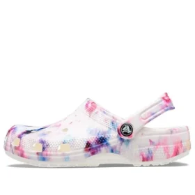 Klassisk Tie-Dye-grafisk Clog “Garnet & Multi”