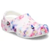 Klassisk Tie-Dye-grafisk Clog “Garnet & Multi”