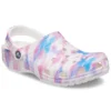 Klassiske, afslappede unisex-sandaler i hvid, lyserød og blå “White Pink Blue”
