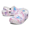 Klassiske, afslappede unisex-sandaler i hvid, lyserød og blå “White Pink Blue”