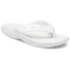 Klassiske Crocs Flip Casual-klipklappere, unisex, hvide