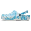 Klassiske Duke-Clogs med print “Blå-hvid”