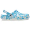 Klassiske Duke-Clogs med print “Blå-hvid”