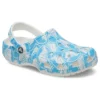 Klassiske Duke-Clogs med print “Blå-hvid”