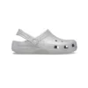 Klassiske glitter-Clogs “Silver”